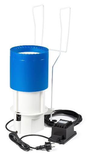 Kartuschenfilter für die Wasserreinigung des Badefasses.