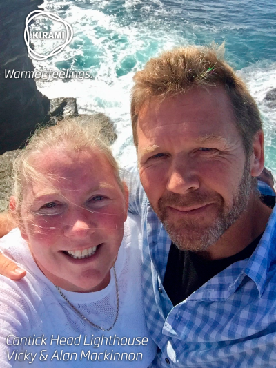 Alan und seine Frau Vicky leben mit ihren drei Kindern im Cantick Head Lighthouse | Kirami