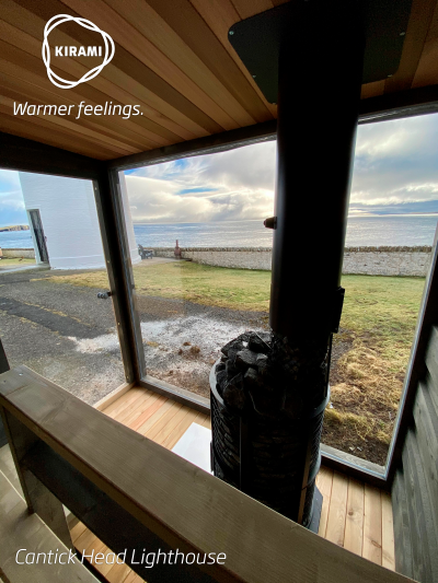 Cantick Head Lighthouse | Alan Mackinnon war auf der Suche nach einem traditionellen holzbeheizten Badefass und einer Sauna | Kirami