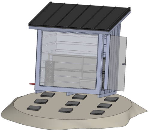 Empfohlenes Fundament für die FinVision-Sauna | Kirami