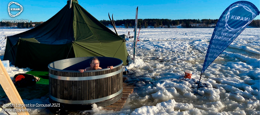 Janne Käpylehto baute erneut das größte Eiskarussell der Welt | Kirami