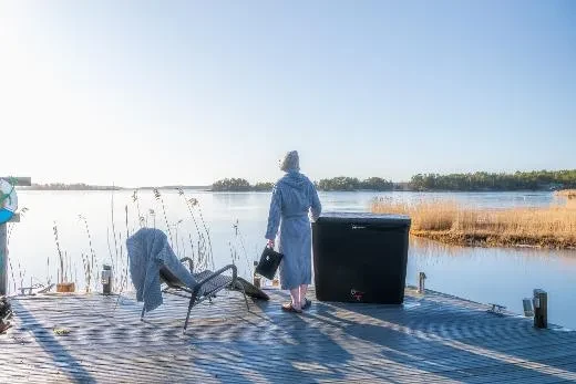 Comfort BlackIce S - BlackLeather, grau