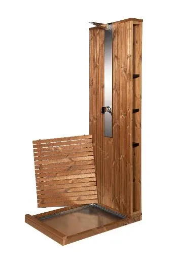 Kirami FinVision® -Außendusche mit hochwertigen Armaturen