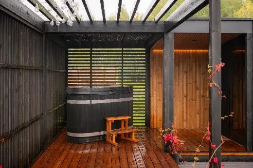 Die Kirami FinVision® - Pergola ist ein schönes leichtes Modul