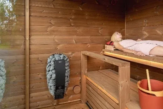 Kirami FinVision® -sauna M Nordic Dawn (Rechts), Spirit 9kW
