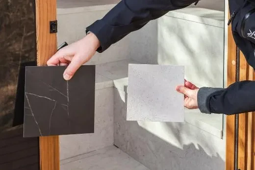 Kirami FinVision® -sauna M Zero-GlowBlack and CoralWhite