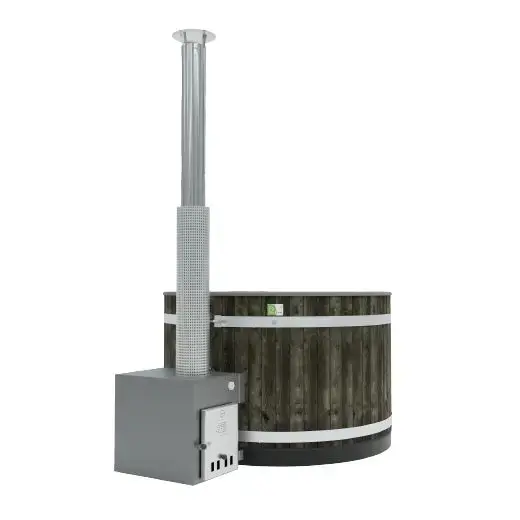 Der Macu-Badefassofen von Kirami.