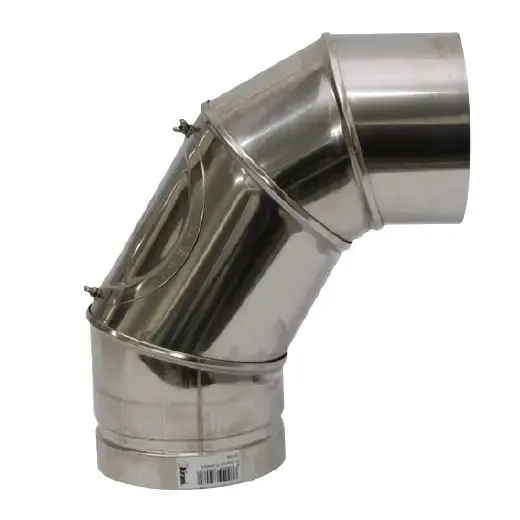 90 Grad-Bogen für den Badefass-Rauchabzug.