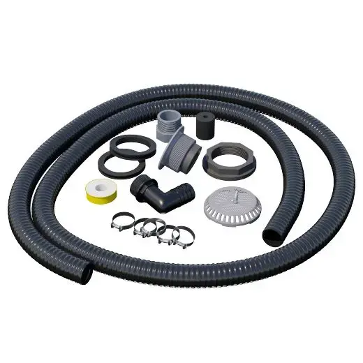 Hose connection kit for plastic Kirami hot tubs