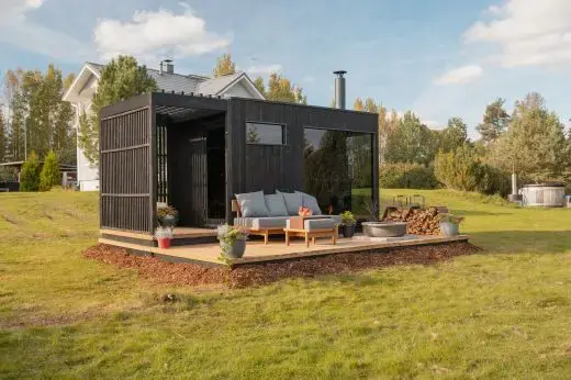 Der Roasty Boss Grill, der als Feuerstelle und Grill genutzt werden kann.