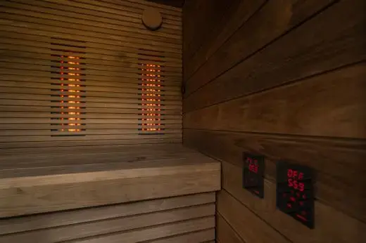 Kirami FinVision® -Sauna M Misty - Saunatreppe.