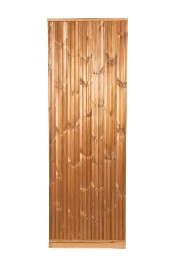 Kirami FinVision® Duschwand unter dem Dach auf der Terrasse