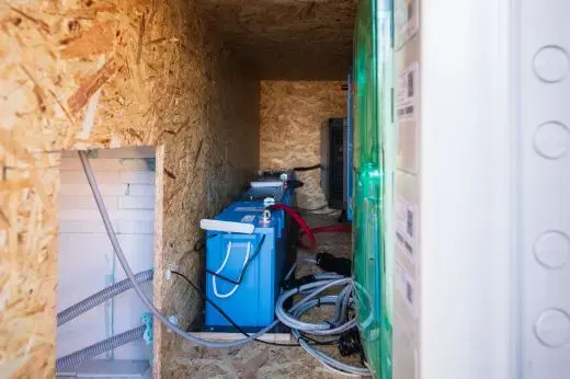 Kirami FinVision® -sauna M Zero (GlowBlack and CoralWhite)_Solarsystem model